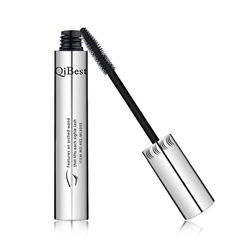 Qibest 3D 블랙 마스카라 방수 연장 컬링 속눈썹, 리멜 마스카라, 실리콘 여성 전문 메이크업 마스카라, 5g 3