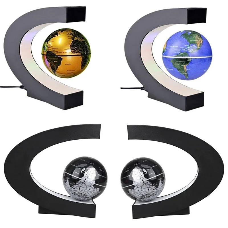 

Unique Anti-Gravity Levitating Terrestrial Globe with White LED lights 88 AN88