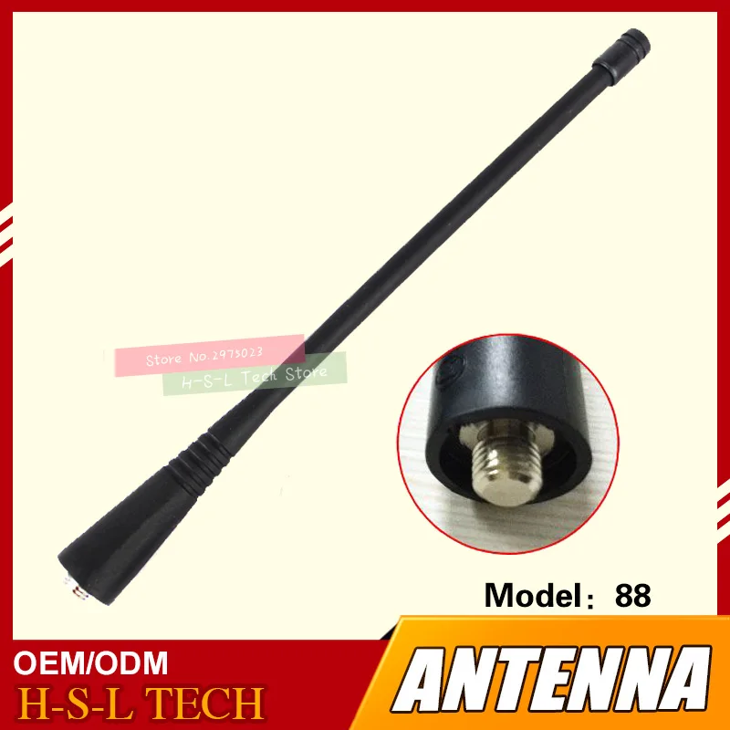 Walkie Talkie Antenna In Gomma 400-470Mhz Uhf Moto Interfaccia Per Motorola Gp68 Gp88 Gp88S Gp3188 Gp3688 Gp2000 Gp2000S Gp328 Gp338
