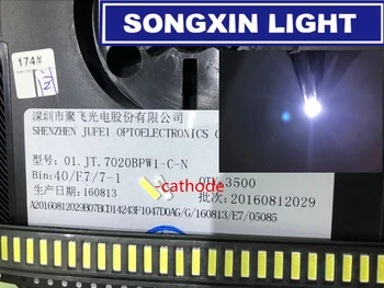 

3000PCS XIASONGXIN LIGHT FOR JUFEI LED Backlight 7020 3V 54LM Cool white LCD Backlight for TV TV Application 01.JT.7020BPW1-C-N