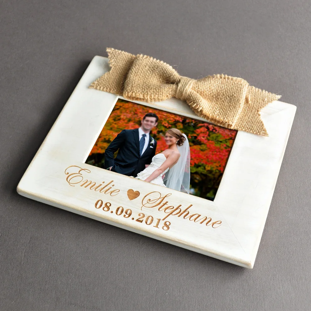 

Personalized Picture Frame Wedding Picture Frame Custom Photo Frame Wedding Gift