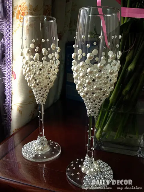 Wedding Wine Cups Tips And Inspiration Wedding Wine Gl Decorating Ideas