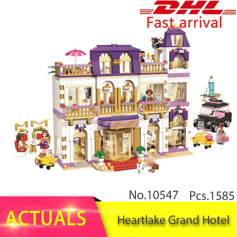 

01045 Heartlake Grand Hotel 41101 Building Blocks Enlighten Figure Toys For Children Compatible Legoing Friends Series