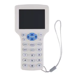 Белый CTCSS 99 до 3 км (открыть поле) 9 частоты копия зашифрованные NFC смарт-карты RFID Копиры ID/IC Писатель Читателя с USB кабель