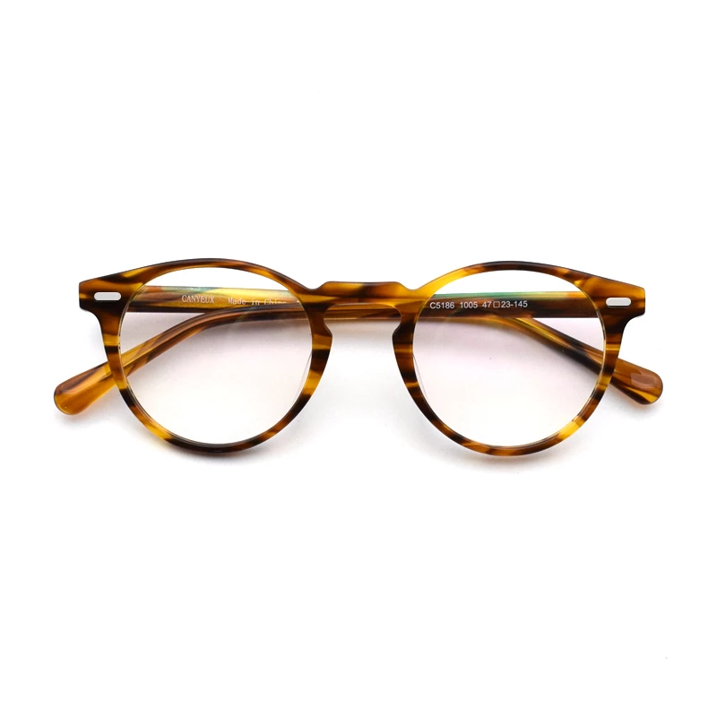 Gregory peck Vintage optical glasses frame Wood Men Women Brand