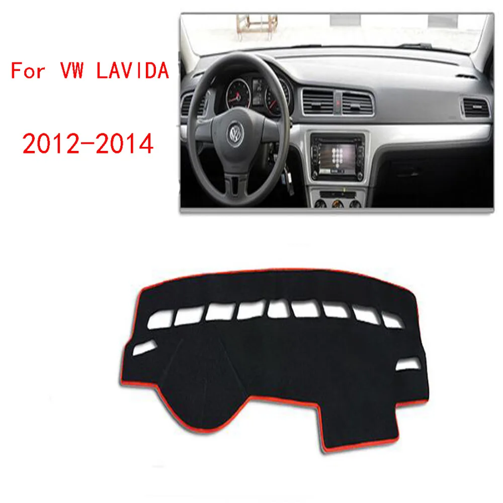

Dongzhen For VW LAVIDA 2012 to 2014 Car Dashboard Avoid Light Pad Instrument Platform Desk Cover Auto Accessories
