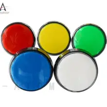 Arcade Button 5 Colors LED Light Lamp 60MM  Big Round Arcade Video Game Player Push Button Switch