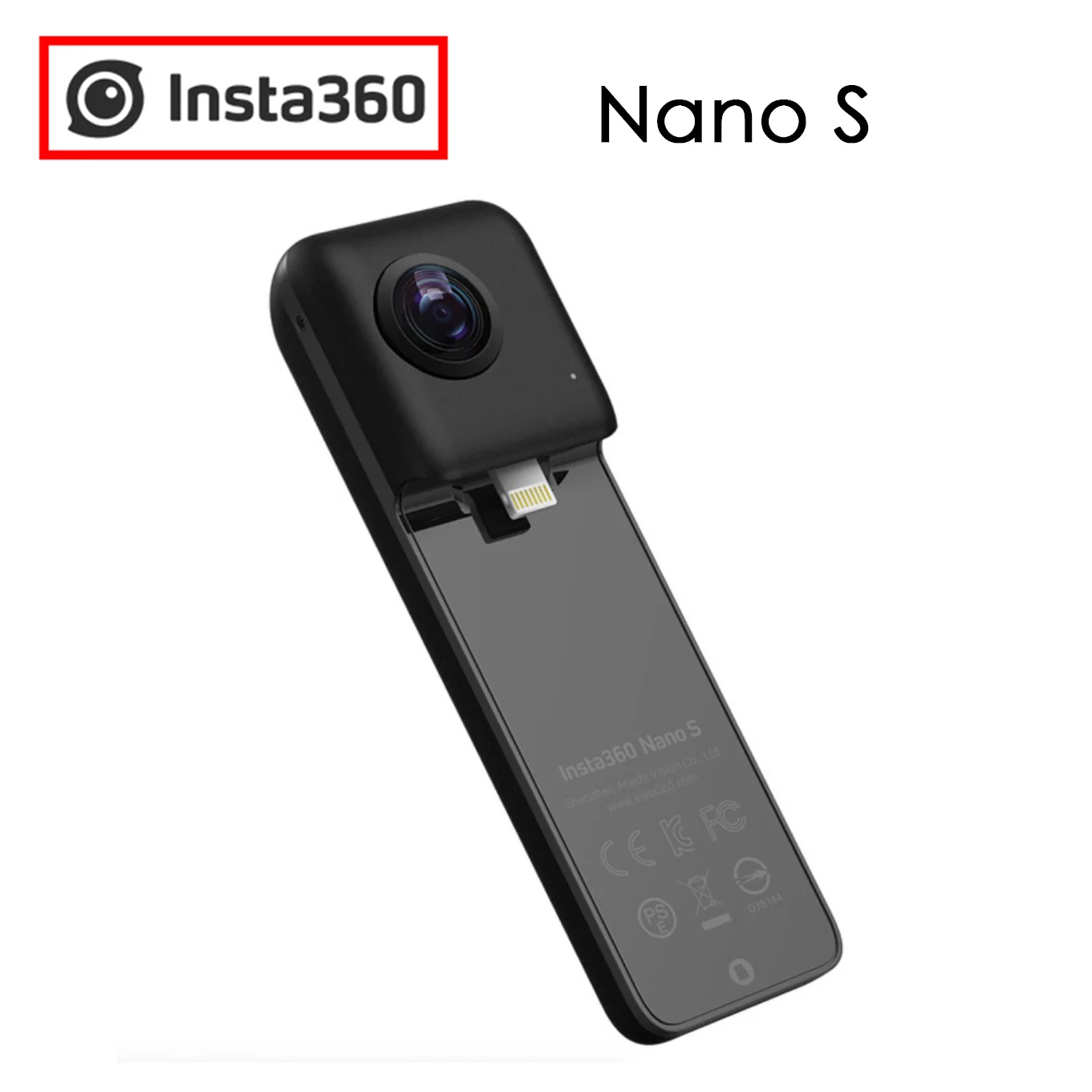 Insta360 Nano S 4K 360 VR видео панорамная камера 20 Мп фото для iPhone X iPhone 8 серии