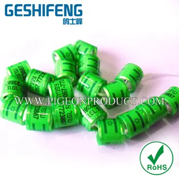 

cheapest 1000pc 8mm pigeon rings aluminum with plastic rings