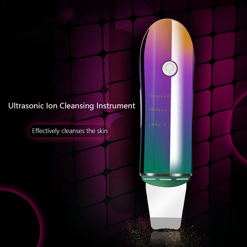  Ultrasonic Ion Deep Cleaning Skin Scrubber Peeling Shovel Facial Pore Cleaner Blackhead Remover Fac