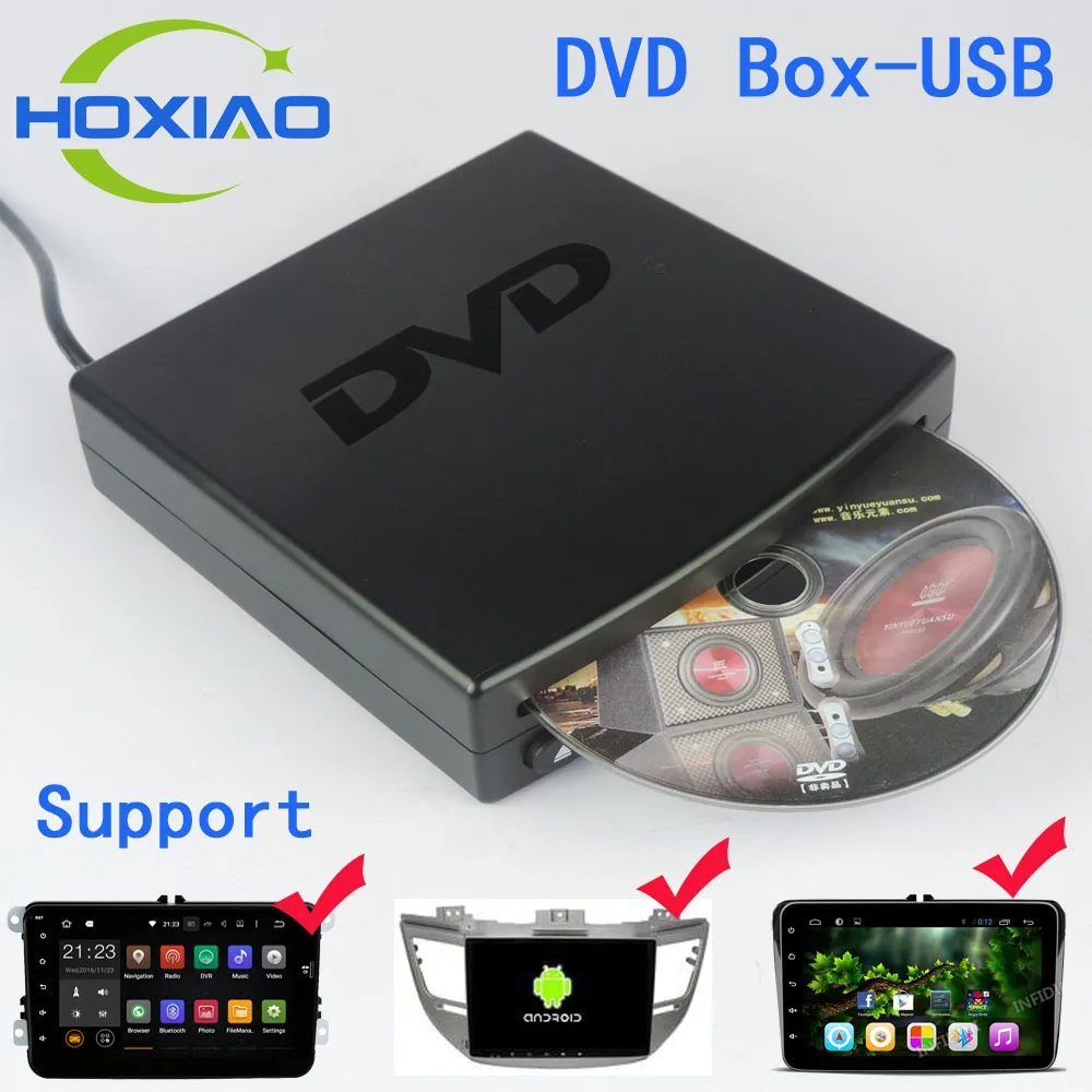 Car dvd player for android system Universal navigation DVD player box