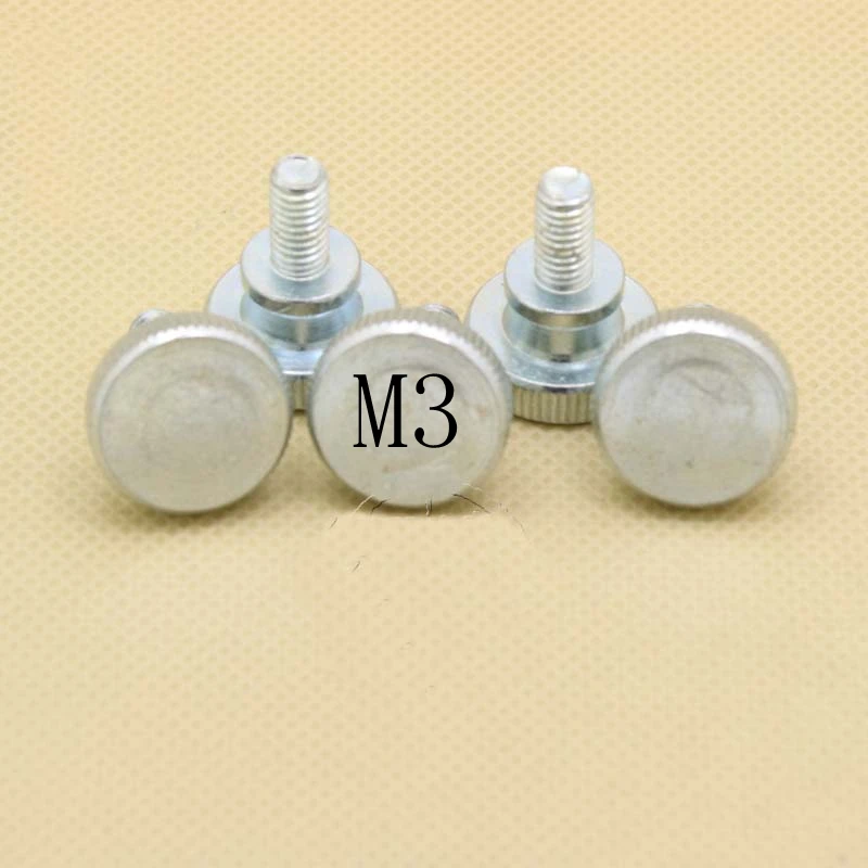 

Hand screw high head knurling handle screw step double adjustment screw M3