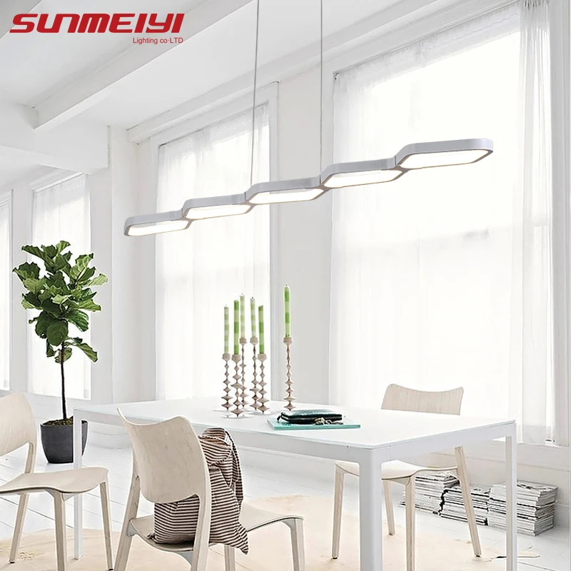  Modern Led Pendant Lamps Living Room Acrylic Fixture Restaurant Bedroom Decorative Pendant Lights L - 32820618176