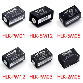 

HLK-PM01/03/12 HLK-5M05/12 HLK-2M05 AC-DC 220V to 5V/3.3V/12V Mini Power Supply Module Intelligent Household Switch Power