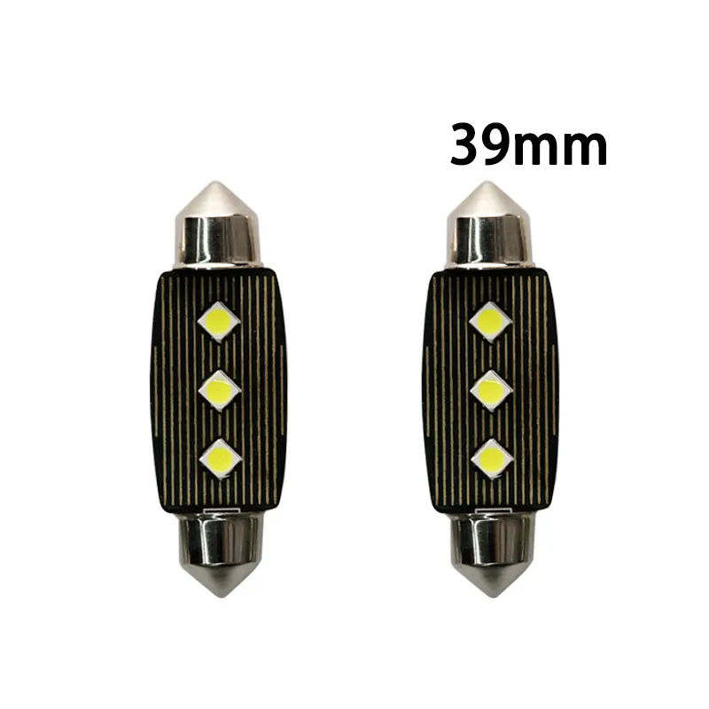 10 шт. Автомобильные светодиодные лампы C5W 2 3 smd 3030 a 12 В|Сигнальная лампа| |