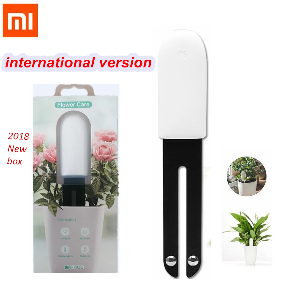 Xiaomi Mi Flora монитор цифровые растения Трава цветок уход за почвой вода свет умный