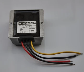 

60V(40V-72V)Step Down 24V 10A 240W DC-DC Converter Module DC Buck Converter Voltage Power Converter Adapter Regulator Waterproof