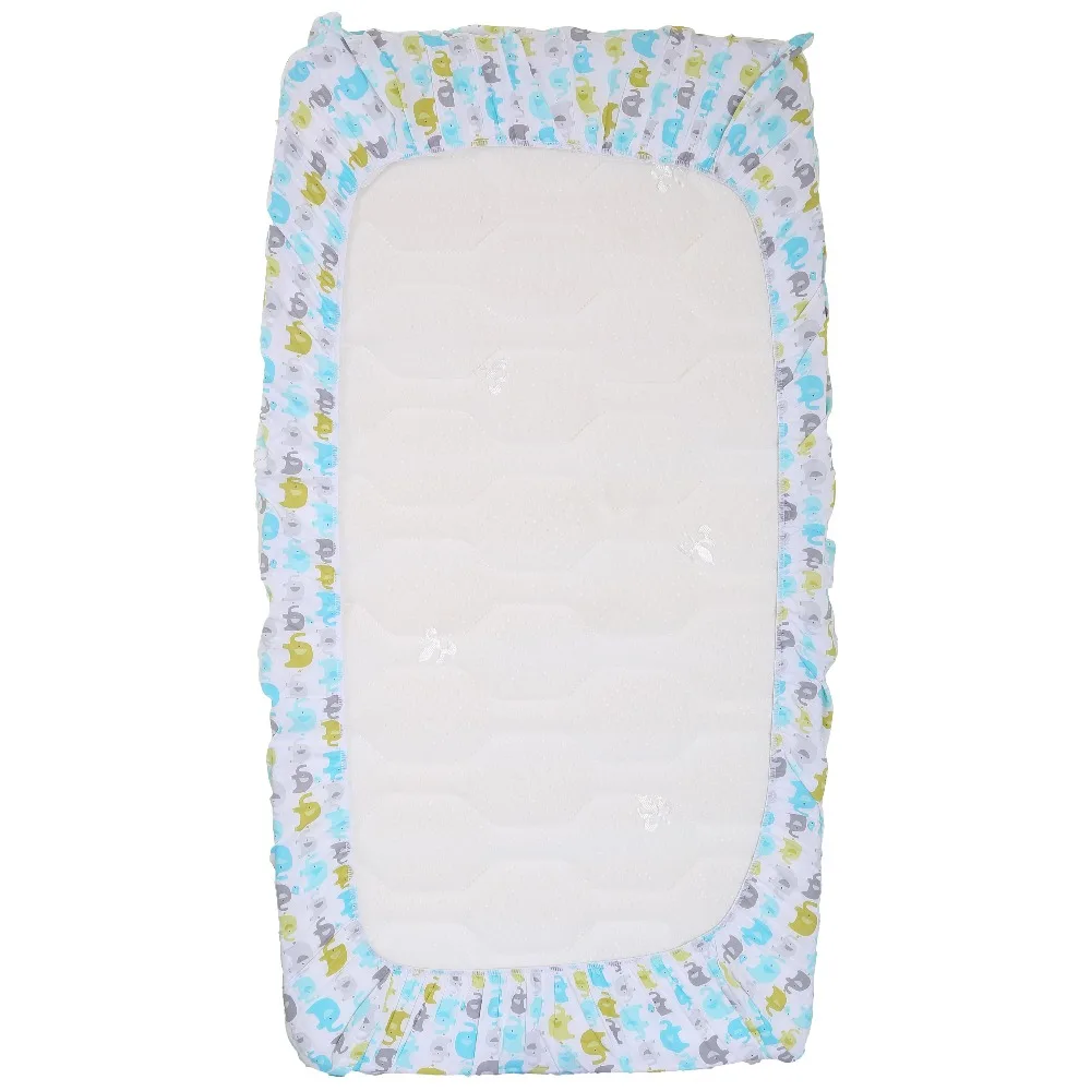 Cotton Crib Fitted Sheet Soft Baby Bed Mattress Cover Protector Cartoon Newborn Bedding CRIB SHEET For Cot Size 28''x52''