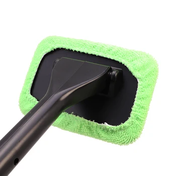 

4Pcs Detachable 17 inch Window Brush Microfiber Wiper Cleaner Cleaning Brush with Cloth Pad Car Auto Cleaner Cleaning Tool Brush