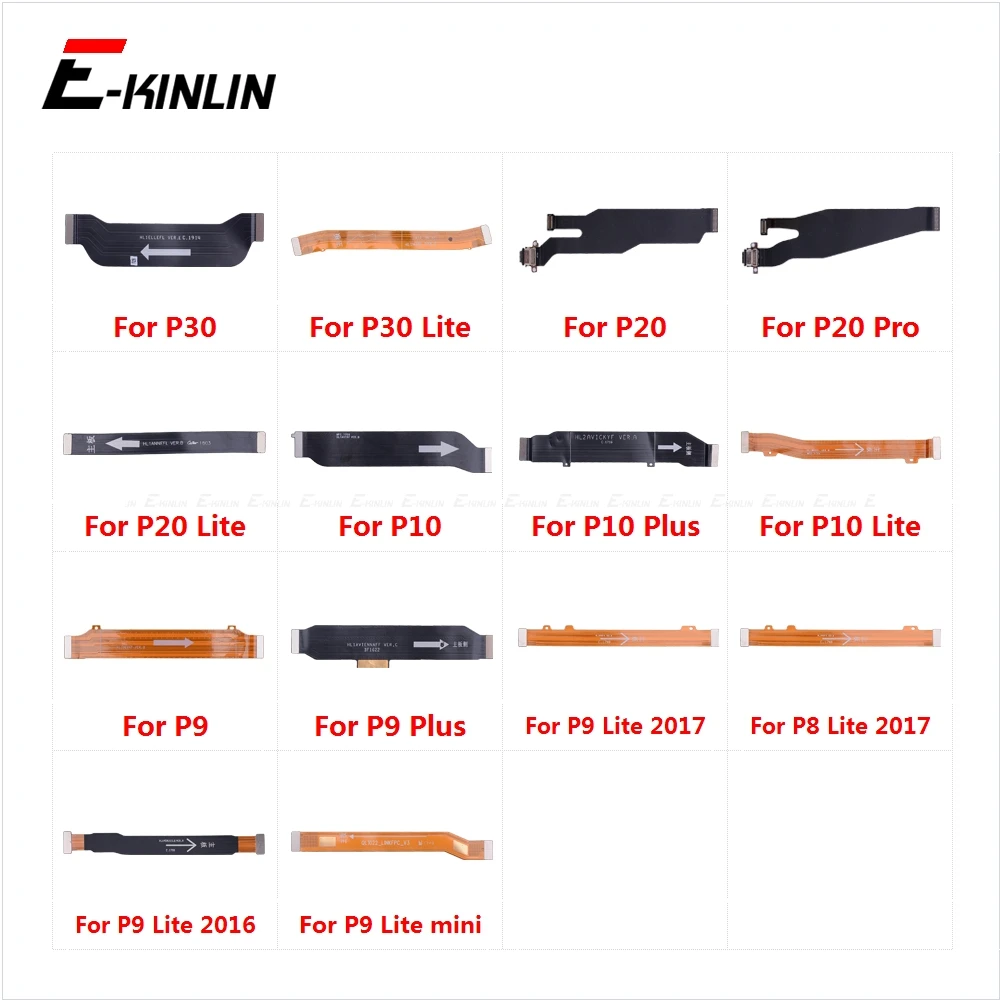 Материнская плата, материнская плата, ЖК-разъем, гибкий кабель для HuaWei P30 P20 Pro P10 P9 Plus P8 Lite Mini