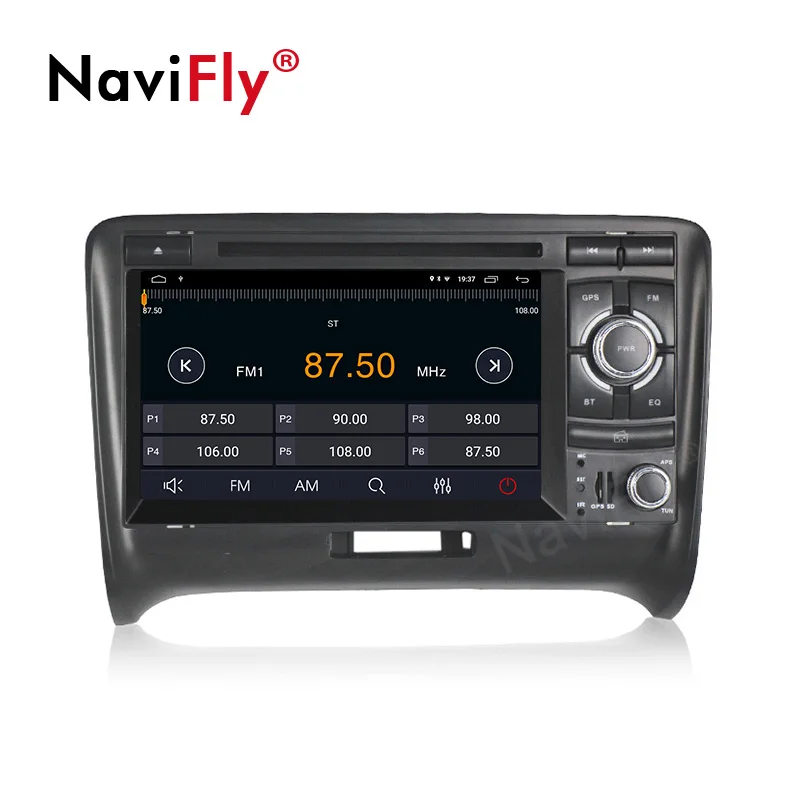 Top Navifly Android9.1 RDS 32G ROM 2G RAM 2din Car Multimedia player For Audi TT MK2 8J 2006 2007 2008 2009 2010 2011 2012 3