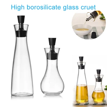 

Hot New High Borosilicate Glass Cruet Oil Bottles with Lid No Oil leakage Kitchen Assistant HY99