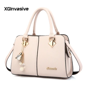 

NEW brand women hardware ornaments solid totes handbag high quality lady party purse casual crossbody messenger shoulder bags