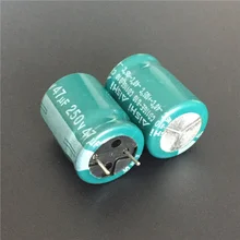5 шт., 47(Европа) мкФ 250V Aishi CD11GE серии 16x20 мм долгий срок службы 250V47uF Алюминий электролитический конденсатор с алюминиевой крышкой