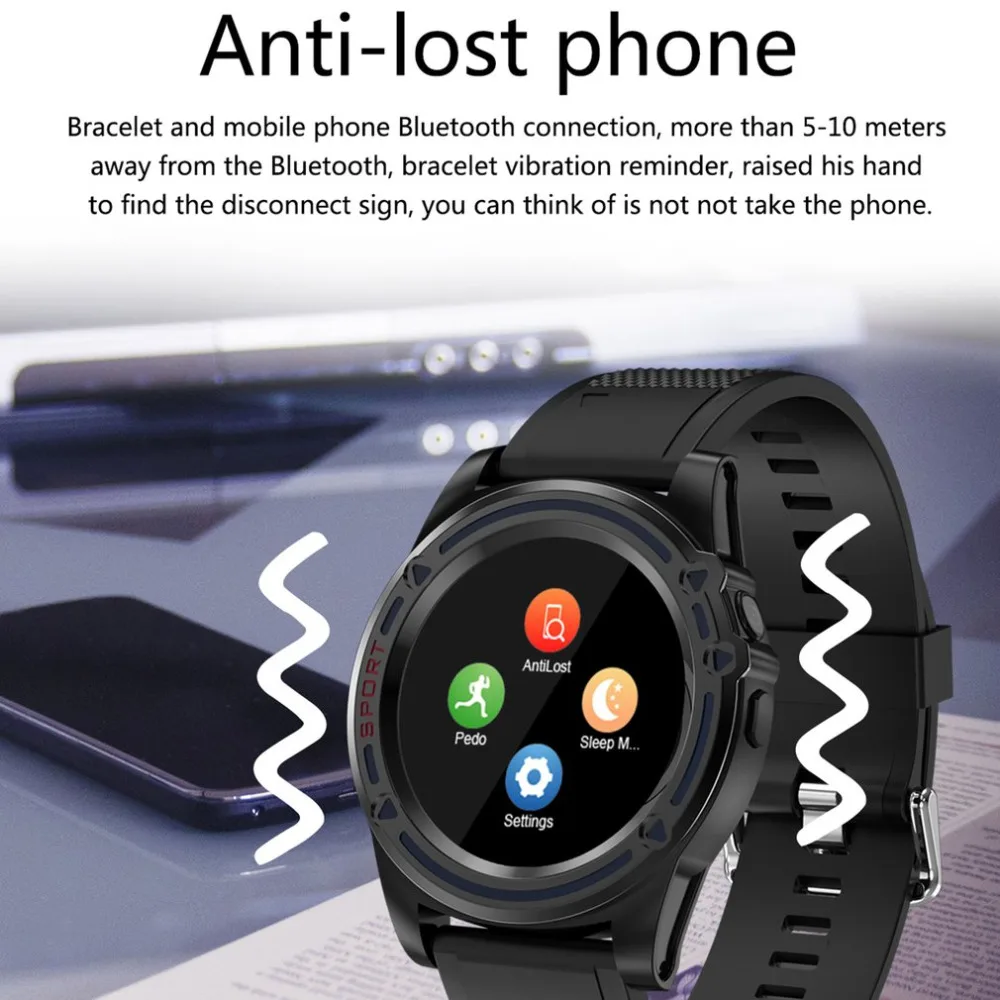 Smartwatch Uhren Smart uhr männer Unabhängige Karte Metall Strahlen Uhr Bluetooth WIFI GPS HD Kamer