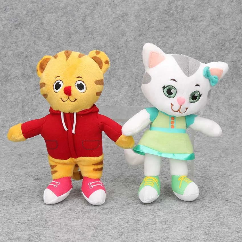 8 20cm daniel tiger mahalle kaplan katerina kedi arkadaslar pelus bebek dolmasi oyuncaklar