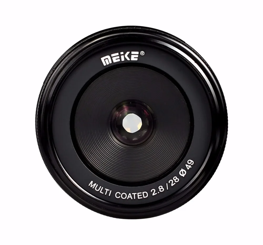 Meike MK-M4/3 28mm f2.8 fixed Manual Focus lens APS-C For system Mirrorless for Canon EF-M Camera EOS M1 M2 M3 | Электроника