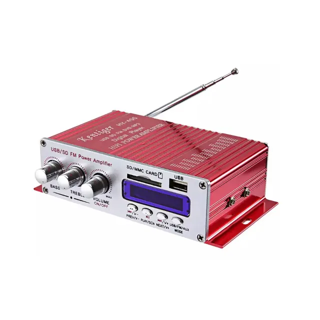 Best Offers Stereo Hi-Fi Multi-Function Smart Power Amplifier Car Amplifier Audio Amplifier Motorcycle SD Player