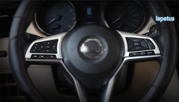 

Lapetus Fit For Nissan Qashqai J11 2017 - 2020 ABS Steering Wheel Button Decoration Frame Cover Trim 2 Pcs / 2 Colors For Choice