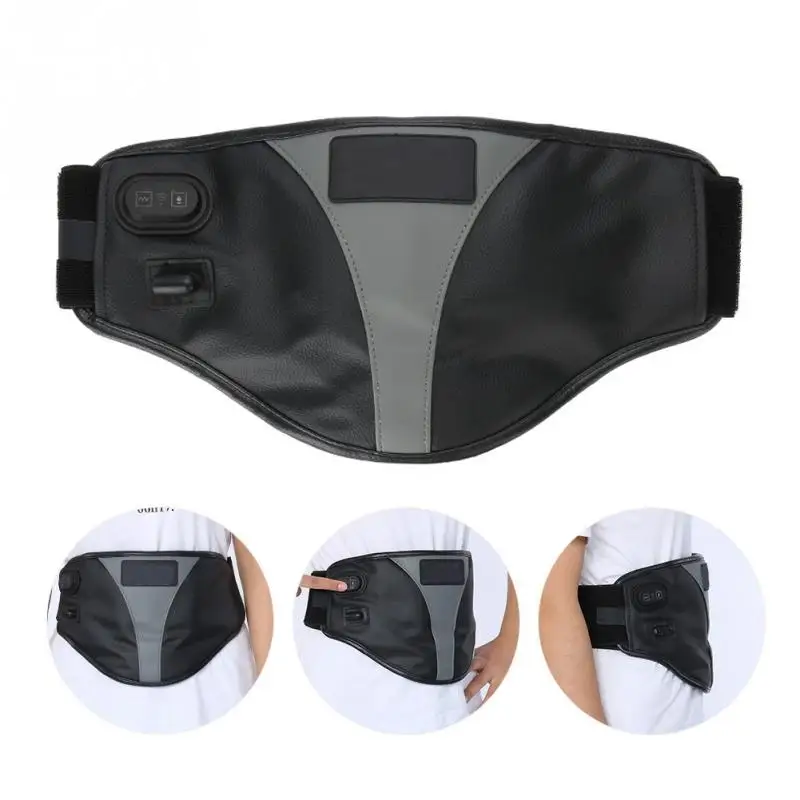 Far Infrared Hot Compress Vibration Waist Massager Unisex Electric