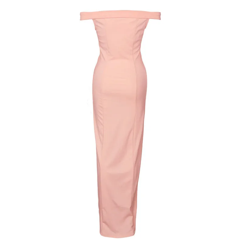 Women Dress New Brand Fashion Elegant Ladies Long Sleeveless Sequins Glittery Sexy Split The Fork Lrregular Dress #4M11 (1)