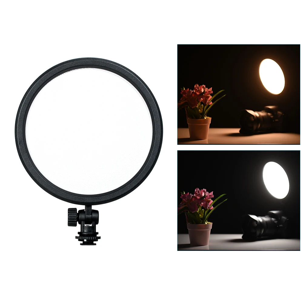 

Andoer CM-200D Pro Selfie Light Ring Light Lamp Flapjack Photo Studio LED Video Light CRI93 6inch Round Ultrathin Daylight
