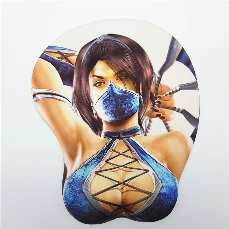 Привлекательный Игровой Коврик для мыши KITANA с большой мягкой грудью 3D игровой