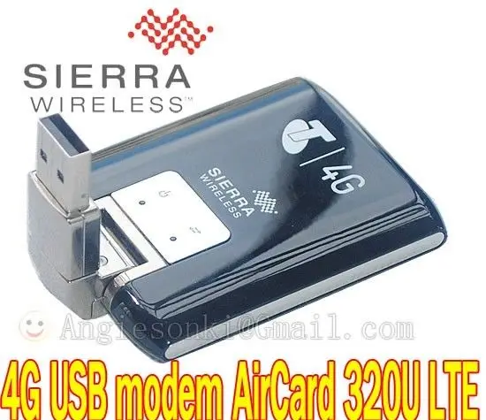 Разблокированный беспроводной AirCard Sierra 320U LTE 4G Wi Fi карта Мобильный широкополосный