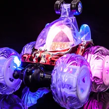 Free Shipping Remote control CAR wingover RC Children s toys gift 360rotation Music rechargeable Flash automatic