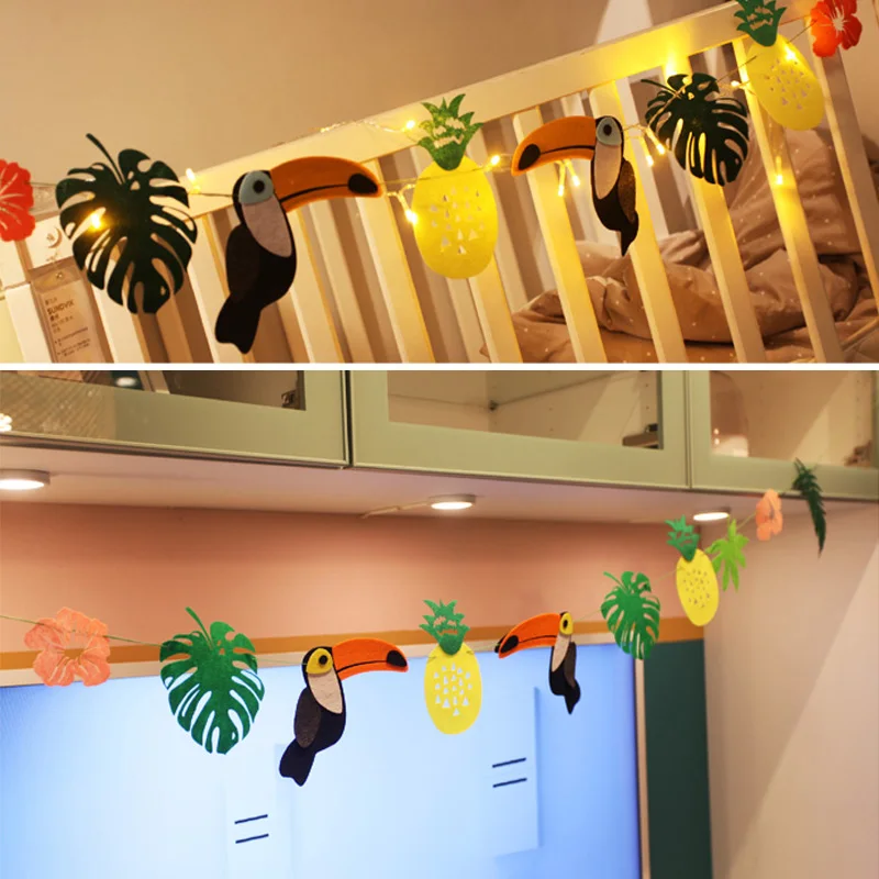 Rainforest Cartoon Toucan Garland Kids Children Birthday Party Rainforest Cartoon Toucan Garland Kids Children Birthday Party Supplies Baby Shower Banner Decorations Favors