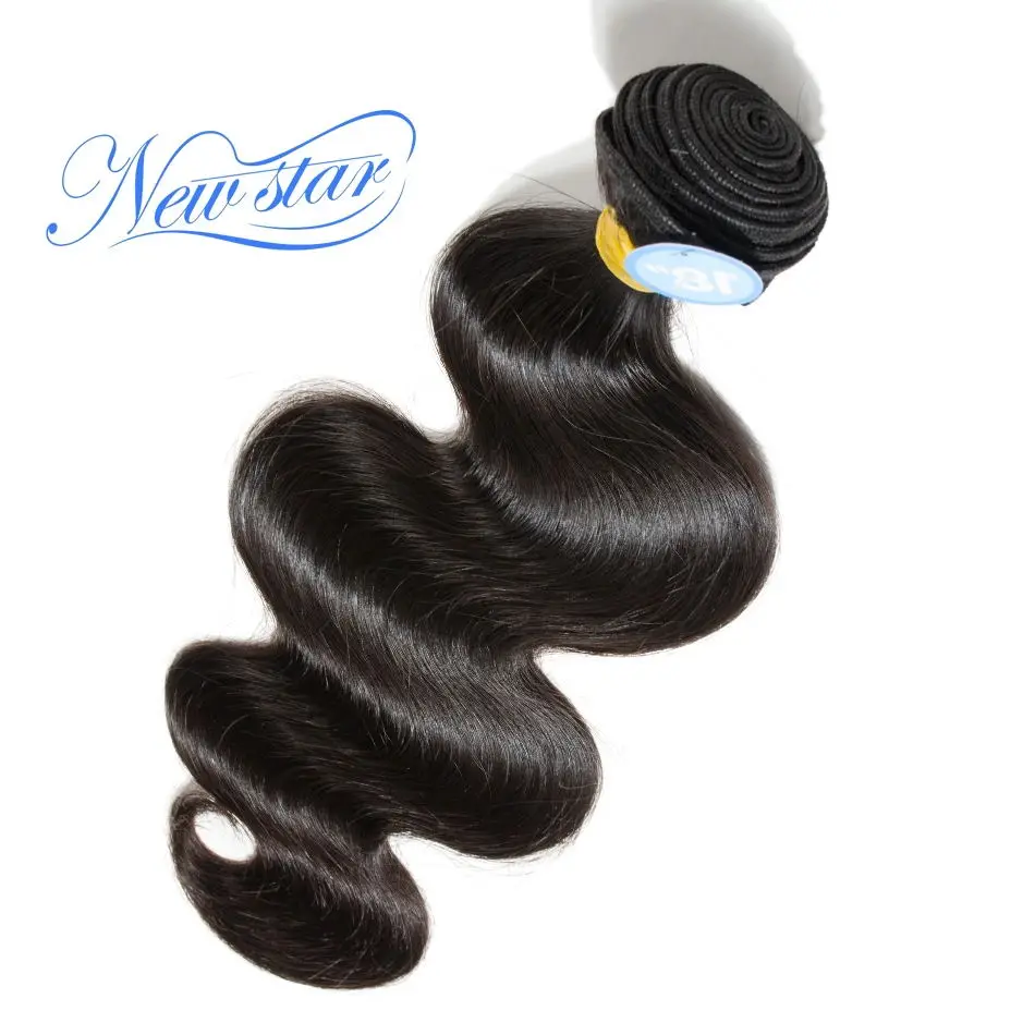 New Star Hair Malaysian Body Wave Virgin Human Hair 1/3/4 Bundles Natural Color Unprocessed Thick Human Hair Weaving