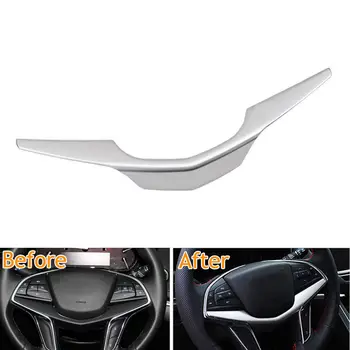 

Steering Wheel Moulding Insert Cover Trim Matte Strip Decoration Fits For Cadillac 2016 2017 XT5 CT6 Accessories Car Styling