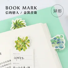 30 шт./упак. натуральных растений метки книги с зеленой травой Бумага закладки модные Канцтовары Школьные принадлежности оптом
