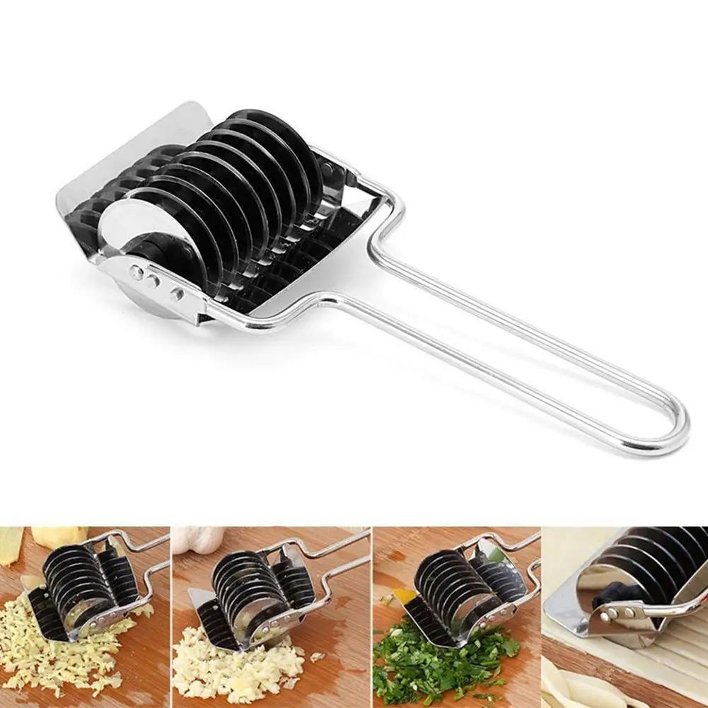 Stainless Steel Noodle Maker Machines Manual Pasta Spaghetti Roller Dough Cutter Kitchen Cooking Tools Pastry Tool | Дом и сад