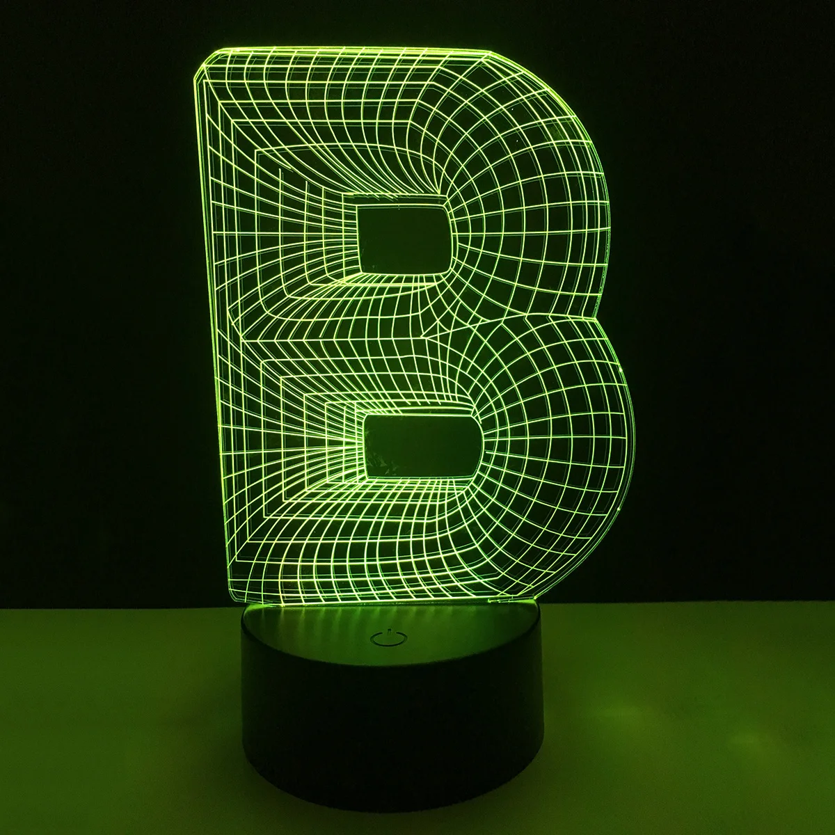 

A-Z letter LED 3D night lights Creative Ambient Light Desk lamp Home Lighting Bulbing Color change Luminaria Kids Gifts