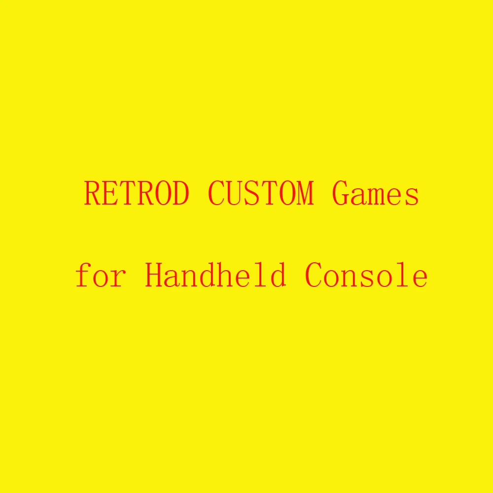 

custome game for 32bit 369 in 1 games for handheld game player/console