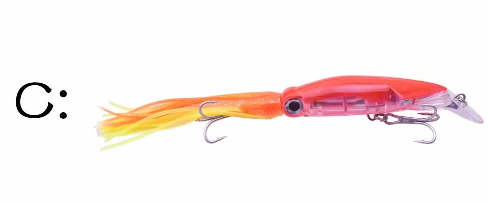 Proleurre 23 см 43 г Осьминог Crank swings кальмар приманка искусственная Морская Рыбалка Воблеры Профессиональный ловля тунца приманка