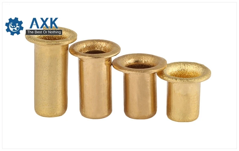 Copper Hollow Rivet Nuts