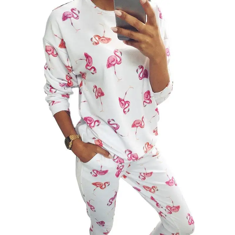 2018 جديد المرأة رياضية عارضة ازياء للنساء الخريف الإناث الرياضية الدعاوى البلوز بدل رجالي اثنين من قطعة مجموعة الملابس الرياضية