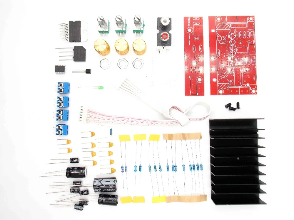 TDA7377 усилитель DIY kit, одиночный мощный компьютер, супер бас 2,1, усилитель мощности, 3 канала, усилитель звука TDA7377, набор для самостоятельной сборки